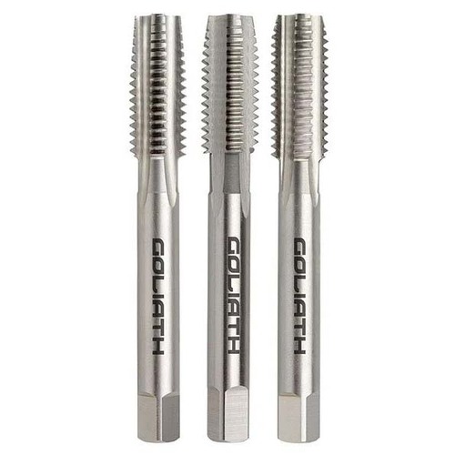 Goliath 1/4" x 32 TPI UNEF Straight Flute HSS Tap Set - B11XDD3