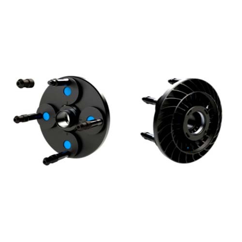 Alemlube AAP204.001.400A 4/8 Stud Speed Plate Mounting Kit