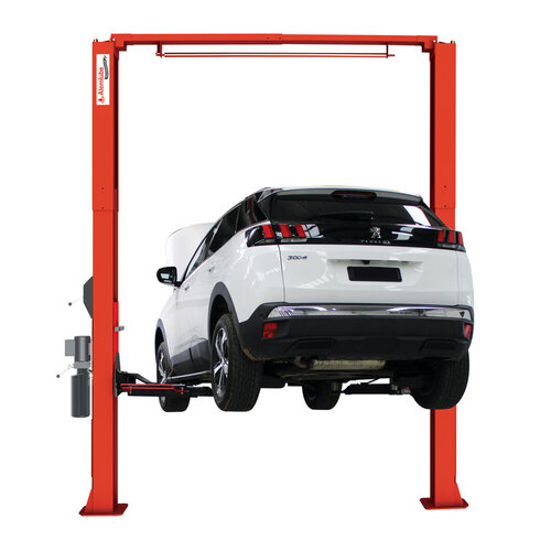 Alemlube AA402-240V 4.0T Electro-Hydraulic 2-Post Clear Floor Vehicle Hoist