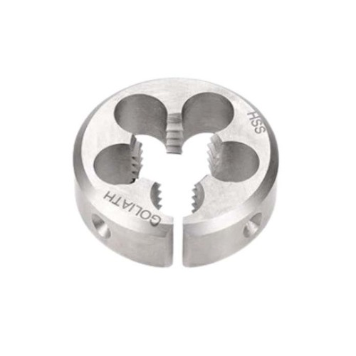 Goliath 1/16" x 27 TPI NPS 1" HSS Circular Split Button Die - F80ZKB