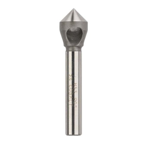 Bordo 10mm 60 Degree HSS Co5 Bright Cross Hole Countersink Bit