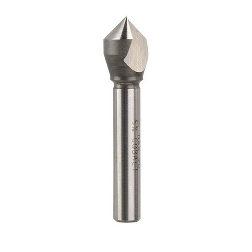 Bordo 10mm 90 Degree HSS Co5 Bright Single Flute Countersink Bit