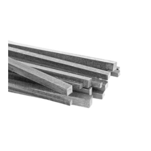 Goliath 1" Square 12" Long Key Steel - Zinc Coated KSIS1