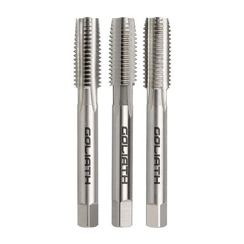 Goliath 1-1/8" x 8 TPI UN HSS Bright Straight Flute Tap Set C821CD4