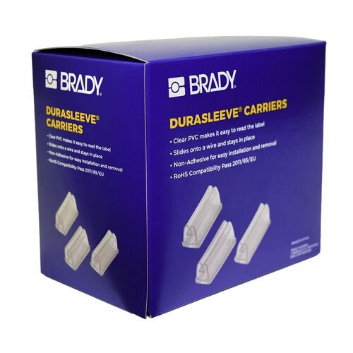 Brady Durasleeve Wire Marking Carrier 30mm Width, 1.3-3mm Wire O.D. - 500/Pack