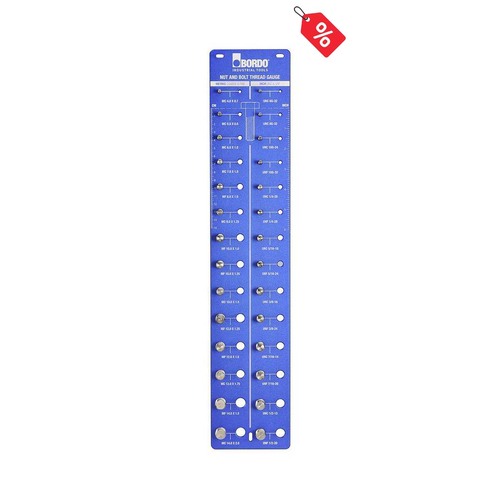 Bordo 3020-TT Nut and Bolt Thread Gauge