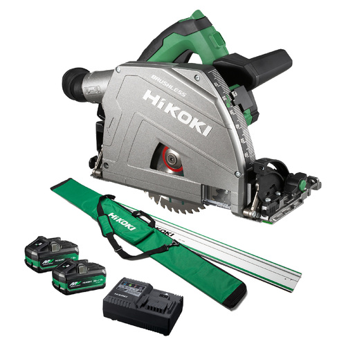 HiKOKI C3606DPA(HRZ) 36V Brushless Plunge Cut Saw W/ 1600mm Guide Rail Kit