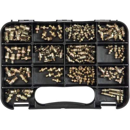 GJ Works Grease Nipples Kit, 144 Pieces - GKA144