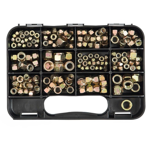 GJ Works Imperial Self-Locking Nut Kit, 180 Pieces - GKA180