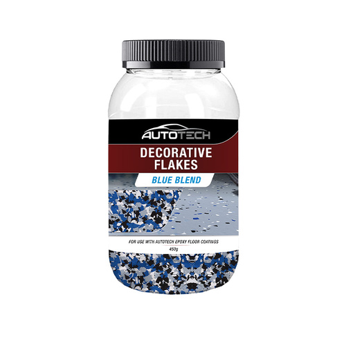 AutoTech Epoxy Floor Coating Decorative Flakes 450g Blue Blend