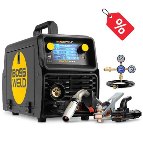Bossweld Buddy PULSE 200 Inverter Welder 240V 10A 633200