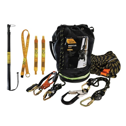 B-Safe Rescue Kit 12.5m x 4:1 Comes with Clamp & Descender - BR661(4:1)