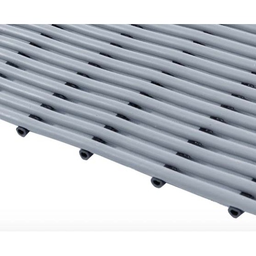 Mackay Tube Matting 900mm x 12m Black/Grey - MAT900GRY