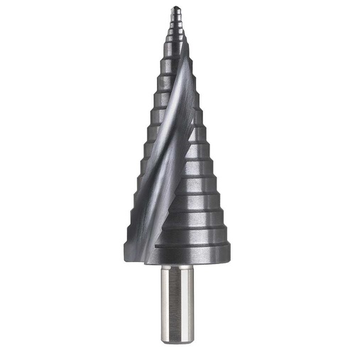 Bordo Step Tip Drill 4-32mm Co5 (Cobalt) TiAlN 3-Flat Round Shank