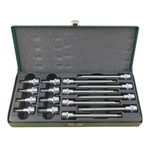 Trax ARX-130016HS 3/8" Drive SAE In-Hex Socket Bit Set, 16 Pcs.