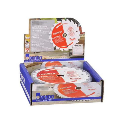 Bordo 160mm x 20 Teeth Rapidcut Thin Kerf Blades - 10/Pack