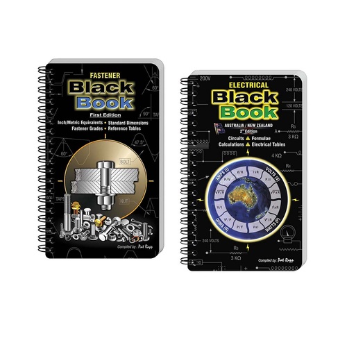 Black Book Set of Two - Electrical & Fastener's