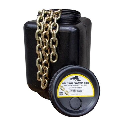 Beaver G70 Pre-Cut Transport Chain (50kg Plastic Drum)