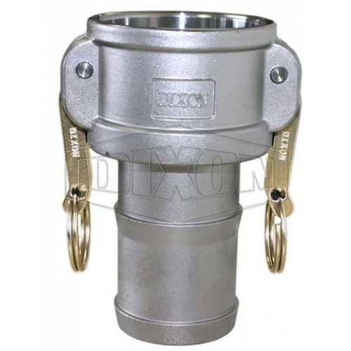 Dixon 15mm Aluminium Die Cast BSP Cam & Groove Type C Coupler x Hose Shank - Pack of 3