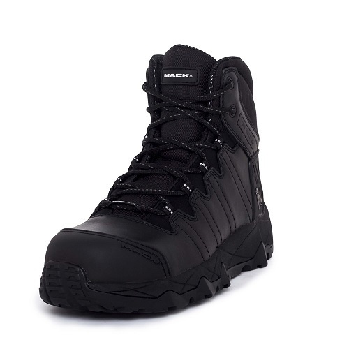 Mack Octane Lace-Up Safety Boots, Black - UK/AUS Size 10.5