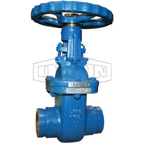 Dixon Grooved Gate Valve  Cast Iron Body