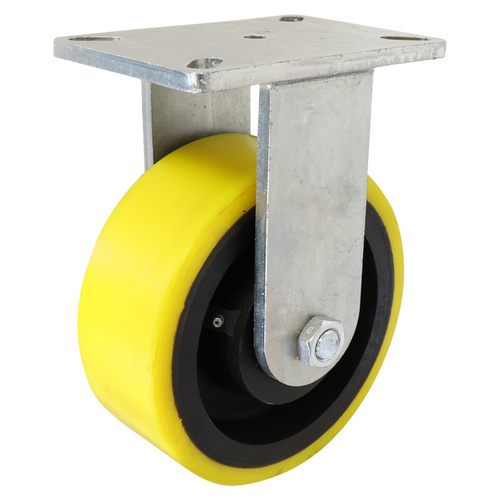 Urethane/Cast Iron Fixed Plate Mount Castor X1 Series